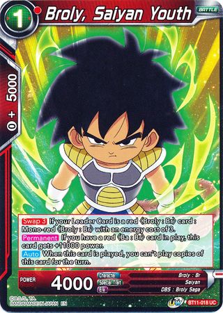 Broly, Saiyan Youth [BT11-018]