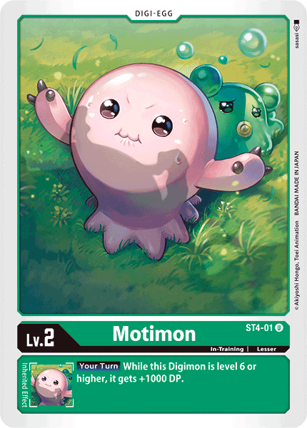 digimon card game starter deck giga green Motimon [ST4-01] [Starter Deck: Giga Green]