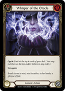 Whisper of the Oracle (Red) [ARC215-C] 1st Edition Rainbow Foil