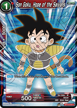 Son Goku, Hope of the Saiyans (Common) [BT13-019]